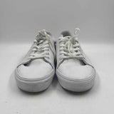 Vans Men's Shoe Size 8.5 White Leather Solid Sneakers