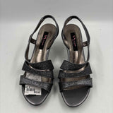 Nina Women's Shoe Size 8 Pewter glitter Heels