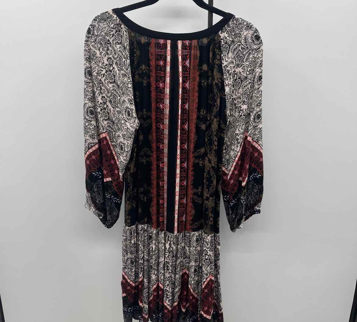 Free People Junior's Size 14 Black Patchwork Dress