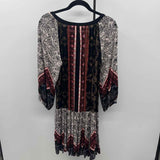 Free People Junior's Size 14 Black Patchwork Dress