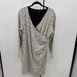 Harve Benard Women's Size 16 White Textured Dress