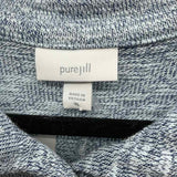 purejill Women's Size XL Navy Heathered Sweater