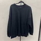 Aerie Junior's Size L Black Textured Sweatshirt