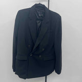 Madewell Junior's Size 8 Black Solid Jacket