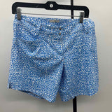 Adidas Junior's Size 8 Blue Abstract Shorts