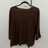 JJill Women's Size M Brown Solid Sweater