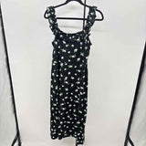 Loft Women's Size 14 Black Floral Dress