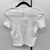 Bella Canvas Junior's Size M White Words T-Shirt