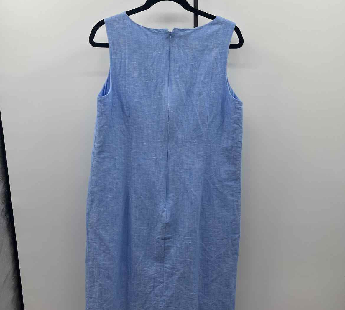 Talbots Women's Size 10 Blue Butterfly Dress