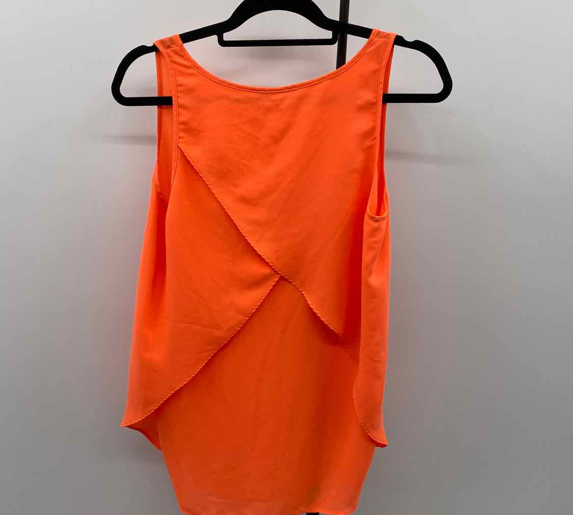 Banana Republic Women's Size S Orange Solid Tank