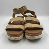cushionaire Women's Shoe Size 9.5 Natural Woven Sandals