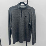 Under Armour Men's Size XL Black Heathered Long Sleeve Shirt