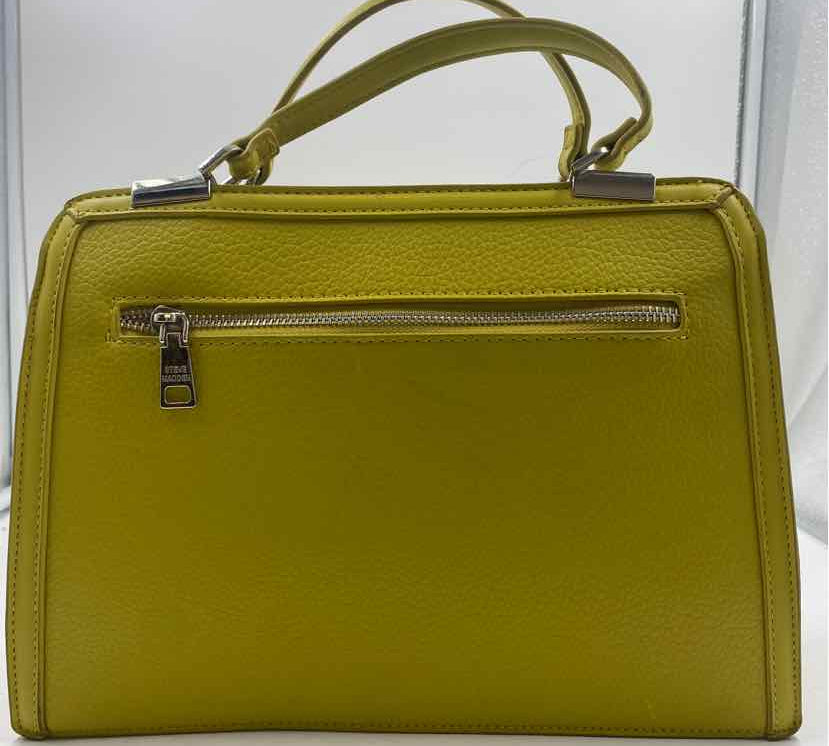 Steve Madden Women's Chartreuse logo Purse
