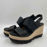 Sorel Women's Shoe Size 8 Black Textured Sandals