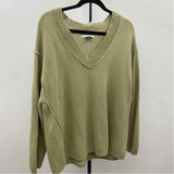 American Eagle Junior's Size S Green Solid Sweater
