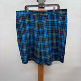 Izod Men's Size 40 Blue Plaid Shorts