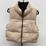 Love Tree Women's Size S Tan Solid Vest