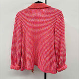 Talbots Women's Size M Pink Textured Cardigan