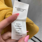 Charter Club Women's Size M Yellow Solid Sweater
