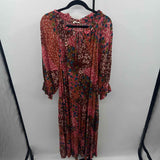 Easel Women's Size 14 Pink Floral Dress