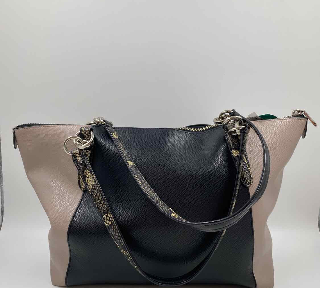 Coach Women's Black Luxe Color Block Purse
