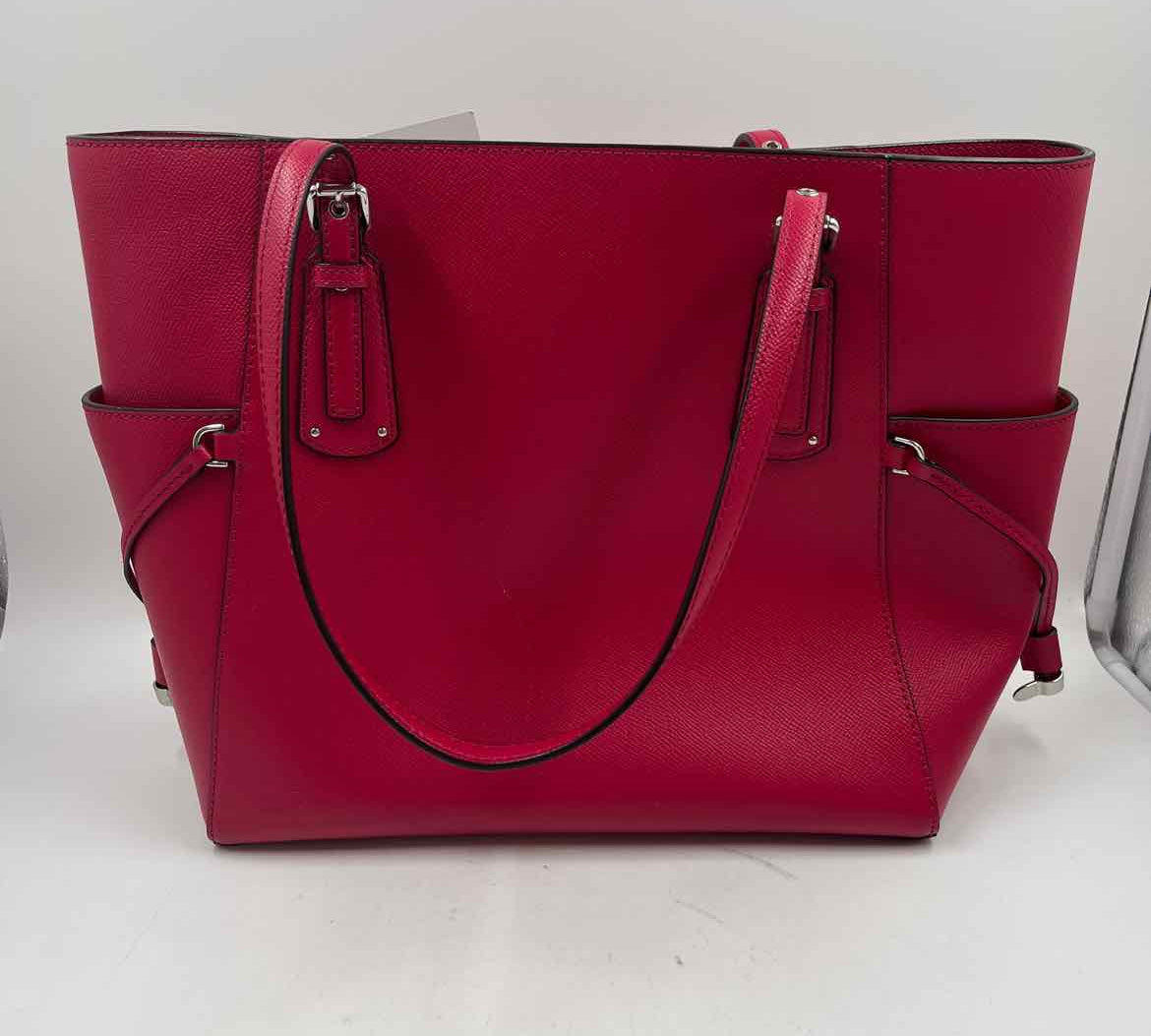 Michael Kors Women's Red Luxe Toile Purse