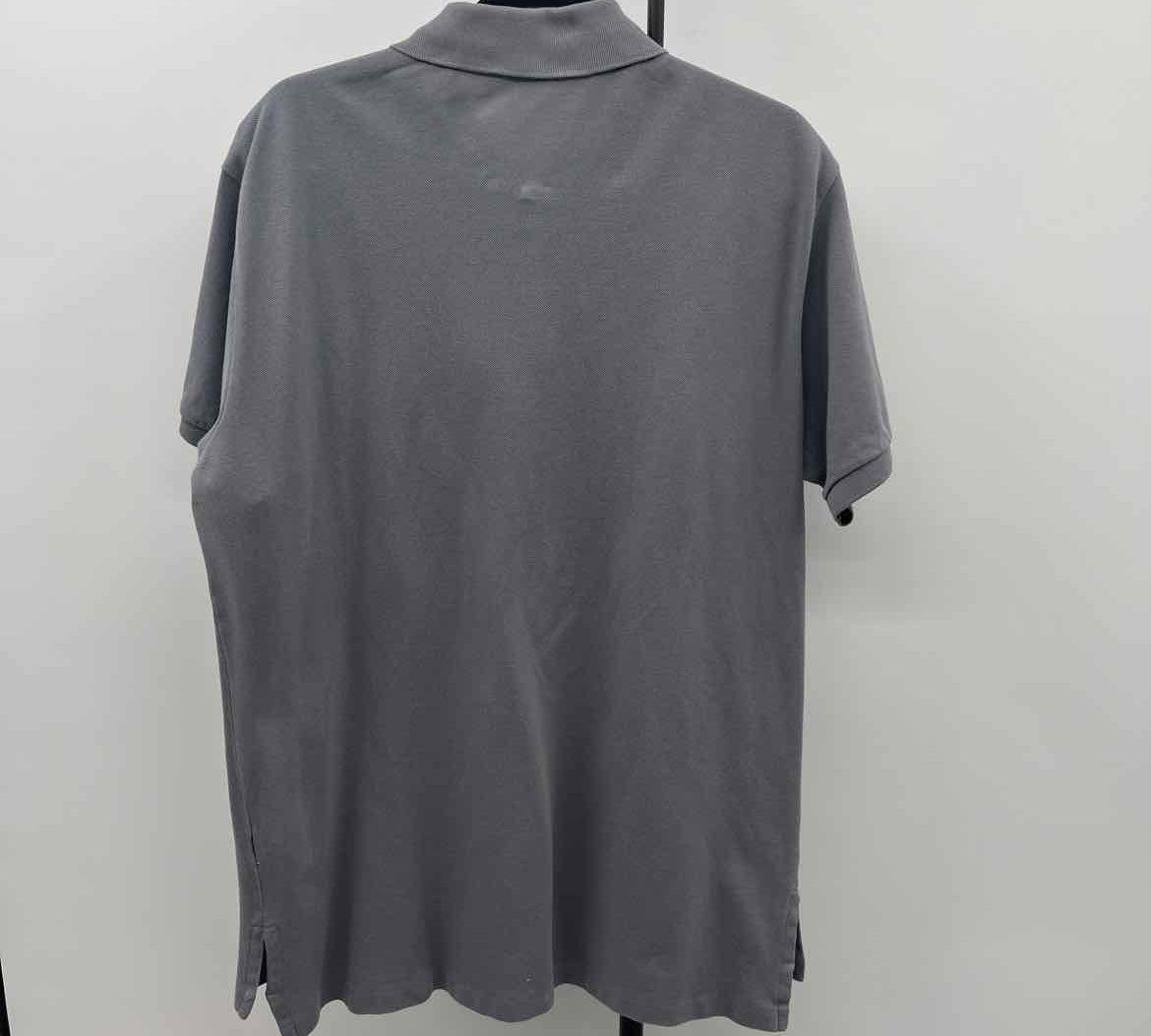 Ralph Lauren Men's Size L Charcoal Solid Short Sleeve Shirt