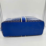 Tory Burch Women's Blue Luxe Chain Purse