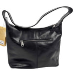 Back NWT PATRICIA NASH Black Leather ELIA HOBO Shoulder Bag Purse