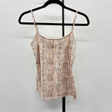 Ann Taylor Women's Size M Brown lines Tank