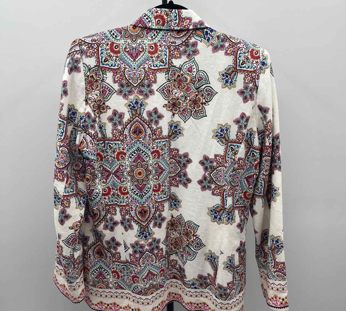 Rachel Zoe Women's Size M White Mandala Jacket