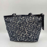 Coach Women's Silver Luxe leopard Purse