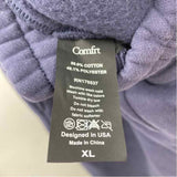 Comfrt Women's Size XL Blue Solid Sweatpants