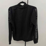 Karl Lagerfeld Women's Size S Black Logo Jacket