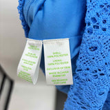 Lilly Pulitzer Women's Size 4 Blue Crochet Dress