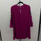 She + Sky Women's Size 10 Magenta Floral Dress