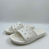 Crocs Women's Shoe Size 8 White Solid Sandals