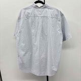 Tommy Hilfiger Men's Size XXL Blue Striped Short Sleeve Shirt
