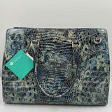 Brahmin Women's Green Luxe textured Purse