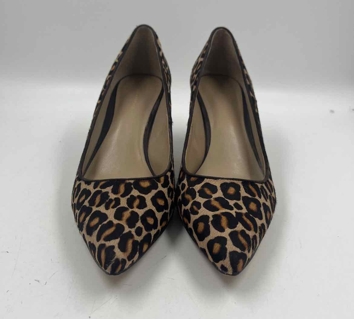 Ann Taylor Women's Shoe Size 7 Brown Animal Print Heels