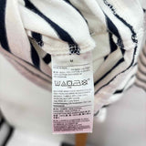 Banana Republic Women's Size M Ivory Stripe Long Sleeve Shirt