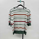 Liz Claiborne Women's Size XL Green Stripe Sweater
