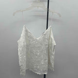 Ophelia Roe Women's Size XL White Floral Tank