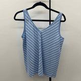 Loft Women's Size S Blue Stripe Tank