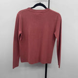 Liv Women's Size S Mauve Beaded Sweater