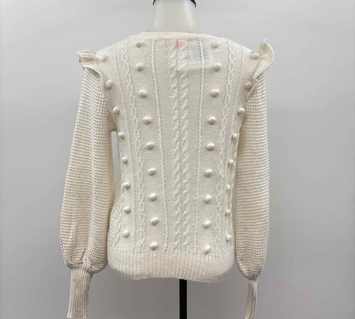 Lilly Pulitzer Women's Size xxs White Textured Sweater