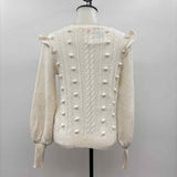 Lilly Pulitzer Women's Size xxs White Textured Sweater
