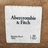 Abercrombie & Fitch Junior's Size XS Caramel Solid Long Sleeve Shirt