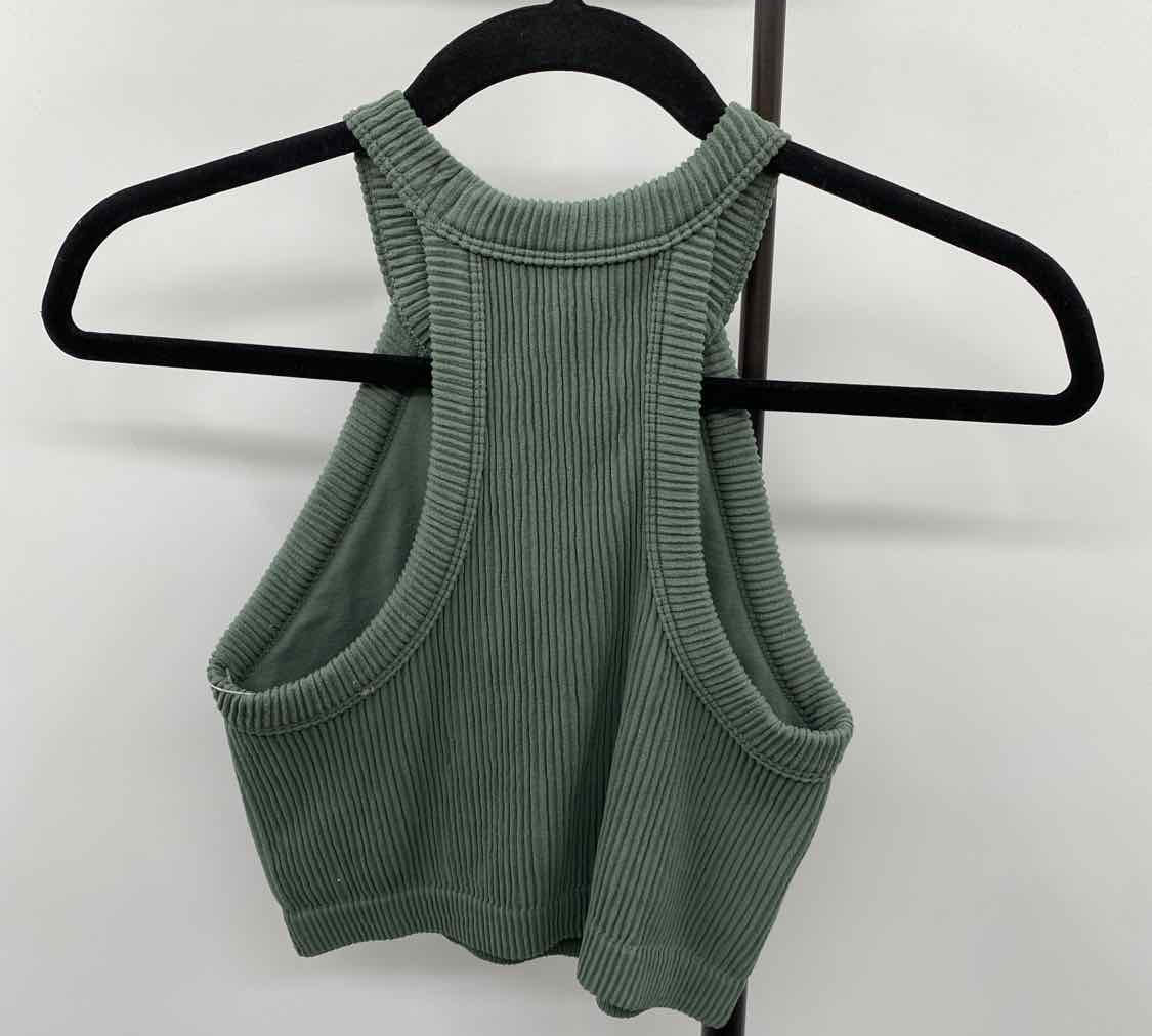 Aerie Junior's Size M Green Ribbed Tank