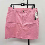 Ralph Lauren Women's Size 14P Pink Solid Skirt